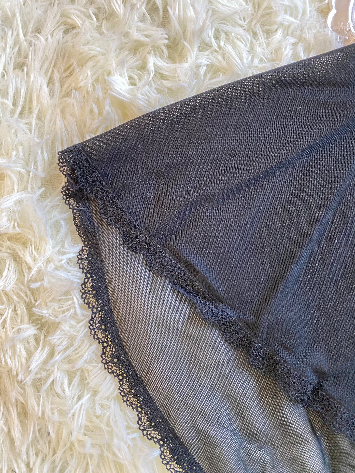 Black lace cut-out lingerie LIN09