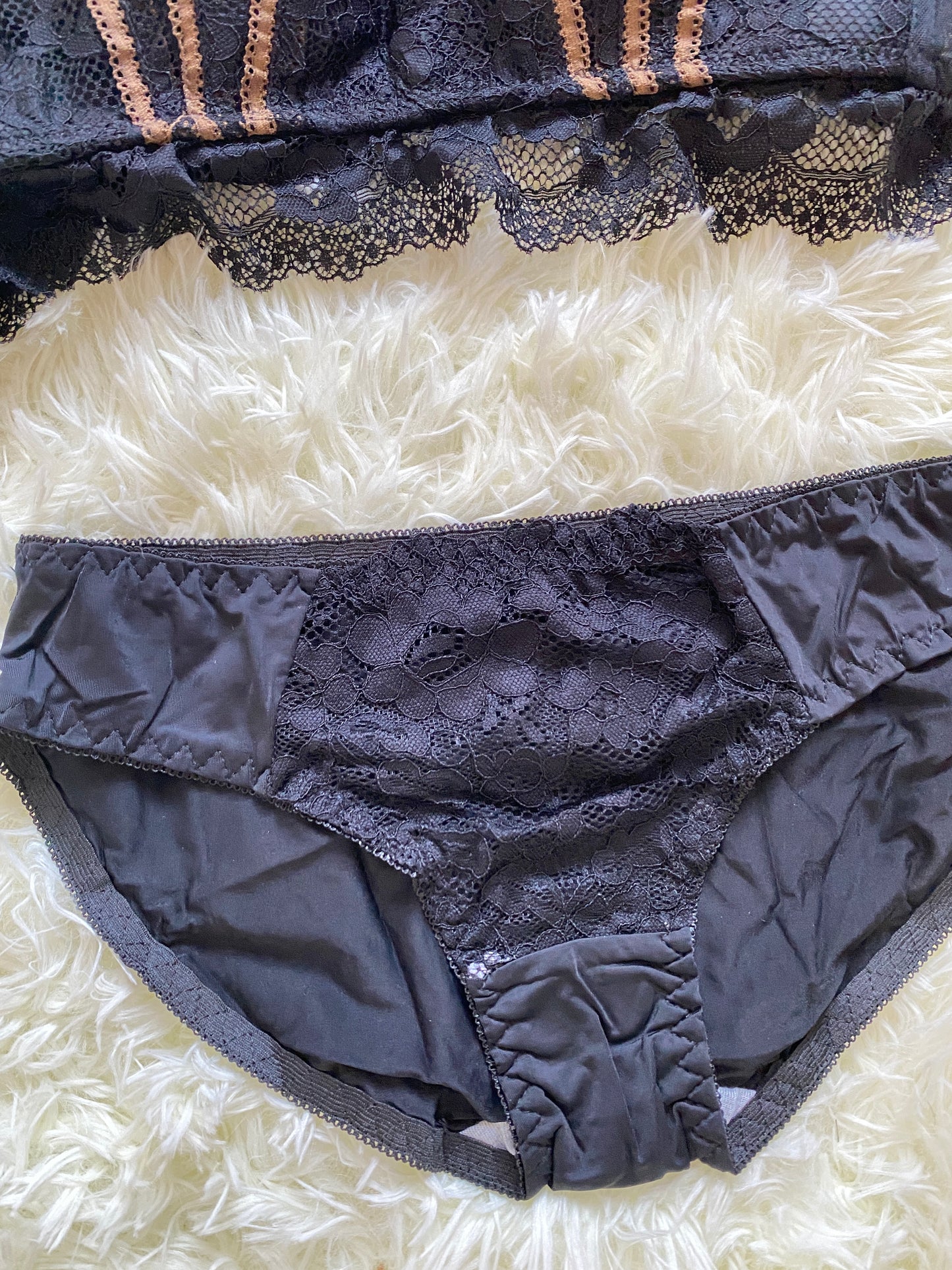 Black PushUp Lace Bra & Panty