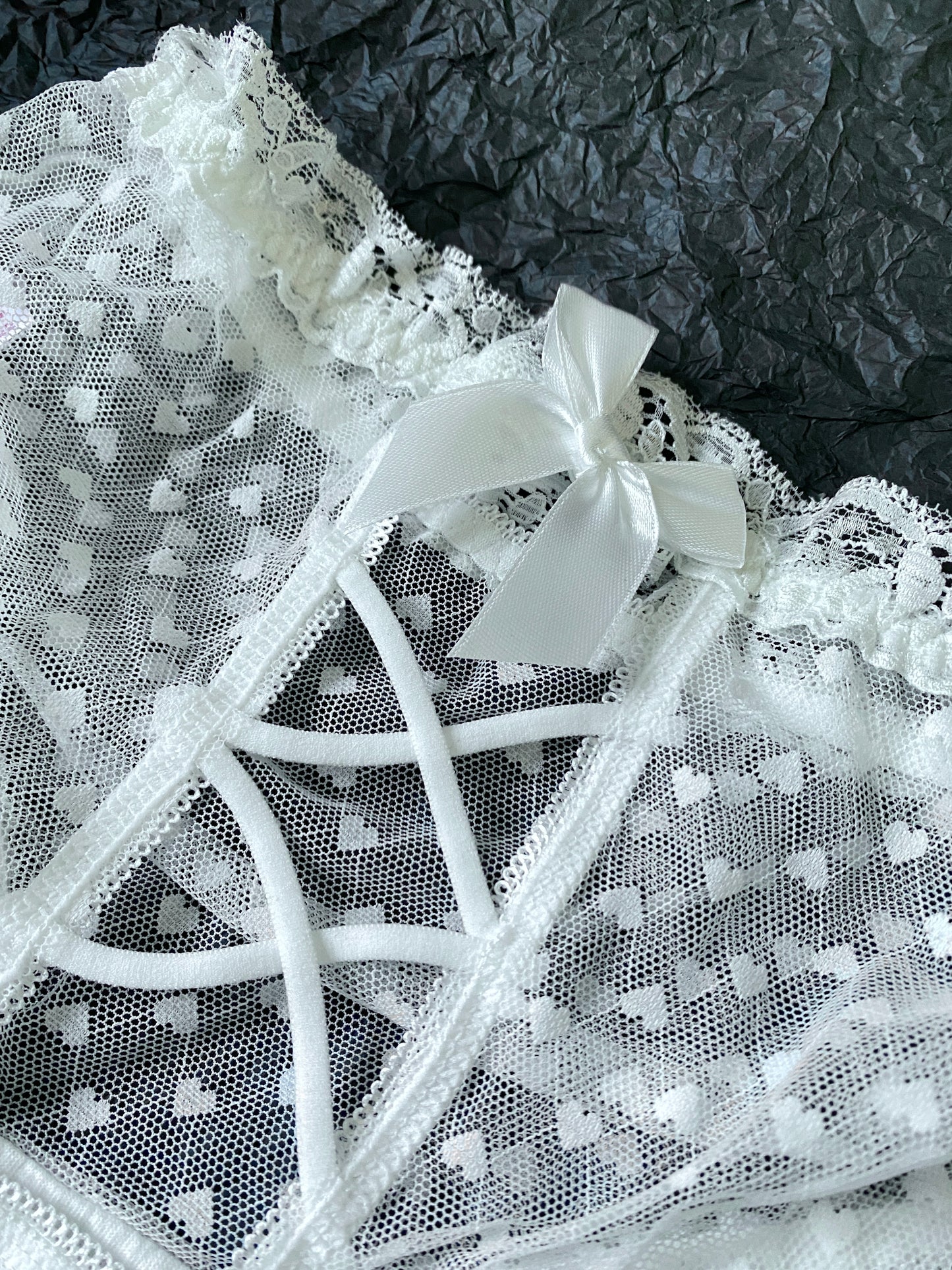 White Cut-out Lace Panty